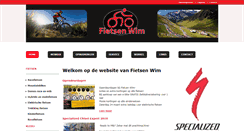 Desktop Screenshot of fietsenwim.be
